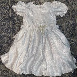 White Youth girls Wedding dress